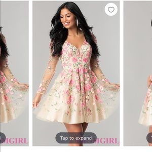Floral semi-formal dress!